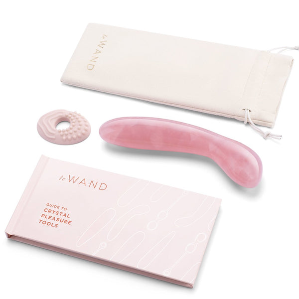 Le Wand Crystal G Wand - Rose Quartz - Extreme Toyz Singapore - https://extremetoyz.com.sg - Sex Toys and Lingerie Online Store