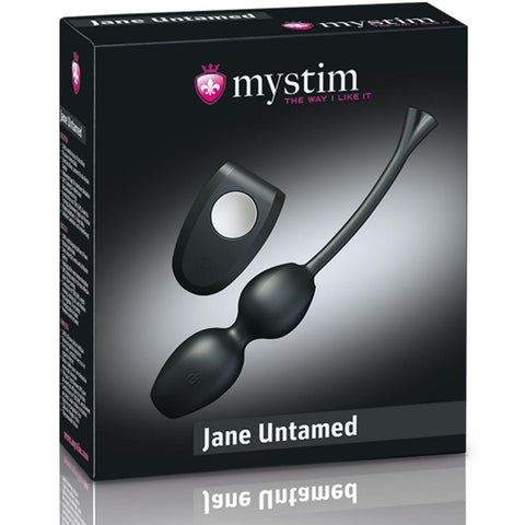 mystim Jane Untamed E-Stim Love Balls With Vibration - Extreme Toyz Singapore - https://extremetoyz.com.sg - Sex Toys and Lingerie Online Store