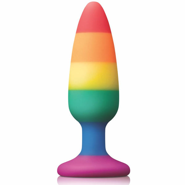 NS Novelties Colours Pride Edition Pleasure Plug - Medium - Extreme Toyz Singapore - https://extremetoyz.com.sg - Sex Toys and Lingerie Online Store