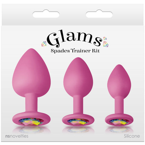 NS Novelties Glams Spades Anal Trainer Kit - Extreme Toyz Singapore - https://extremetoyz.com.sg - Sex Toys and Lingerie Online Store