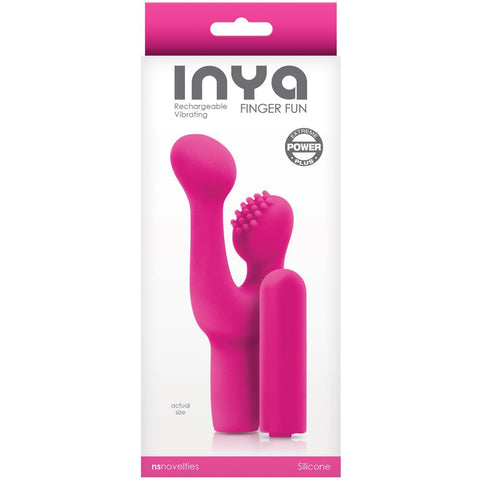 NS Novelties INYA Finger Fun Rechargeable Clitoral Stimulator - Extreme Toyz Singapore - https://extremetoyz.com.sg - Sex Toys and Lingerie Online Store