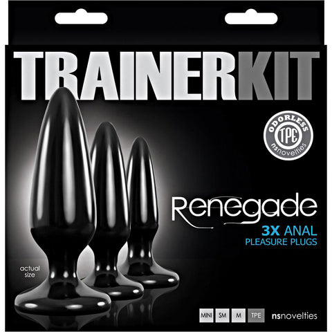 NS Novelties -  Renegade Pleasure Plug 3pc Trainer Kit - Extreme Toyz Singapore - ExtremeToyz.com.sg - https://extremetoyz.com.sg