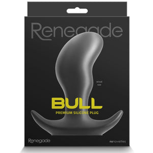 NS Novelties Renegade Bull Premium Silicone Plug - Medium  - Extreme Toyz Singapore - https://extremetoyz.com.sg - Sex Toys and Lingerie Online Store