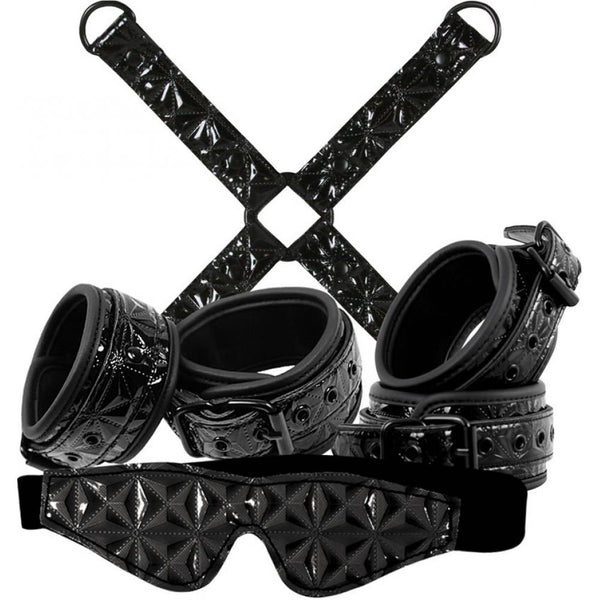 NS Novelties Sinful Bondage Kit (2 Colours Available) - Extreme Toyz Singapore - https://extremetoyz.com.sg - Sex Toys and Lingerie Online Store - Bondage Gear / Vibrators / Electrosex Toys / Wireless Remote Control Vibes / Sexy Lingerie and Role Play / BDSM / Dungeon Furnitures / Dildos and Strap Ons  / Anal and Prostate Massagers / Anal Douche and Cleaning Aide / Delay Sprays and Gels / Lubricants and more...