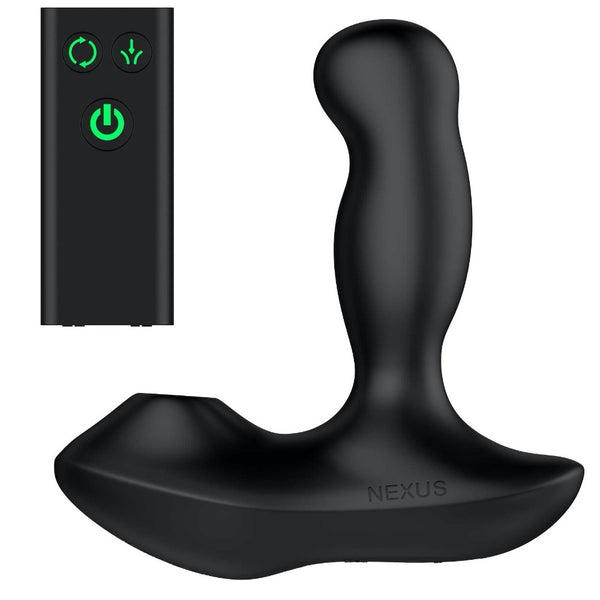 Nexus Revo Air Rechargeable Remote Control Rotating Prostate Massager With Air Suction Technology - Extreme Toyz Singapore - https://extremetoyz.com.sg - Sex Toys and Lingerie Online Store 