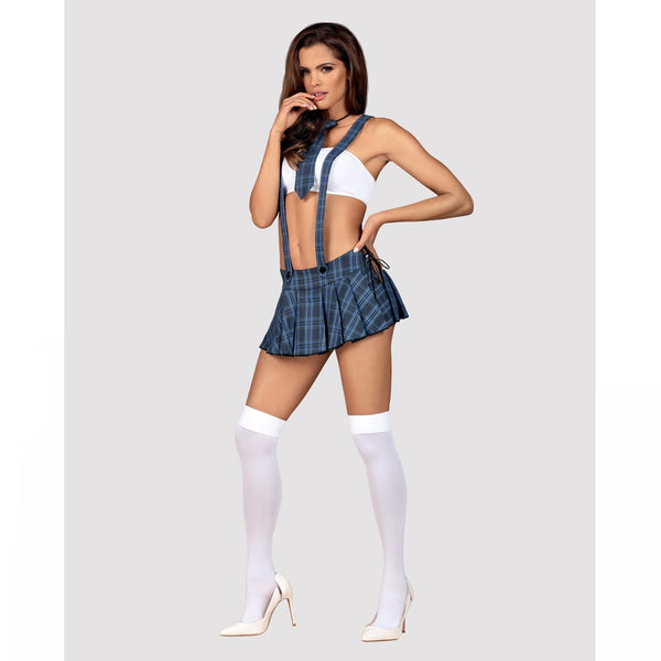 Obsessive Lingerie Naughty Student 5 Pcs Costume (S/M) - Extreme Toyz Singapore - https://extremetoyz.com.sg - Sex Toys and Lingerie Online Store