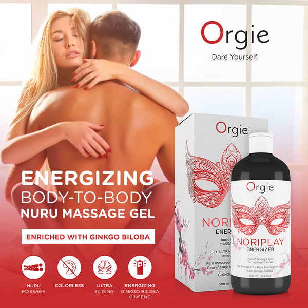 Orgie Noriplay Energizer Nuru Massage Gel 500ml - Extreme Toyz Singapore - https://extremetoyz.com.sg - Sex Toys and Lingerie Online Store