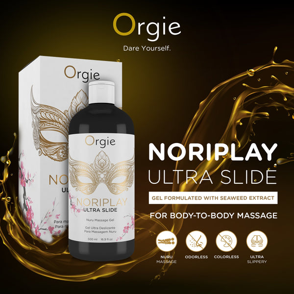 Orgie Noriplay Ultra Slide Nuru Massage Gel 500ml - Extreme Toyz Singapore - https://extremetoyz.com.sg - Sex Toys and Lingerie Online Store