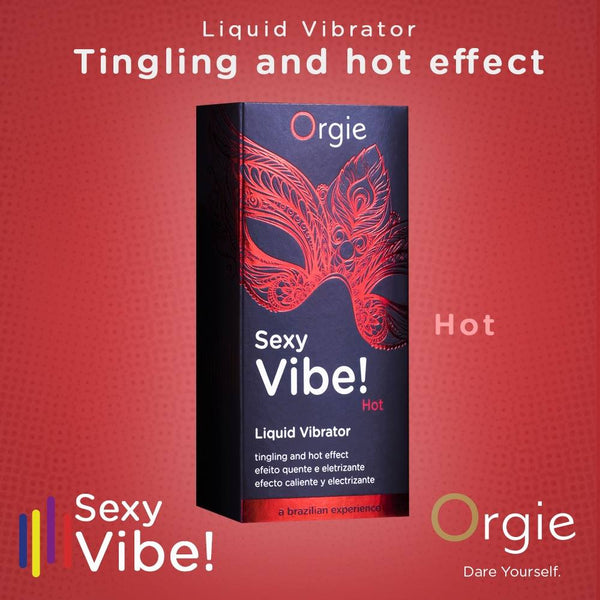 Orgie Sexy Vibe! Hot Orgasm Gel - 15ml - Extreme Toyz Singapore - https://extremetoyz.com.sg - Sex Toys and Lingerie Online Store