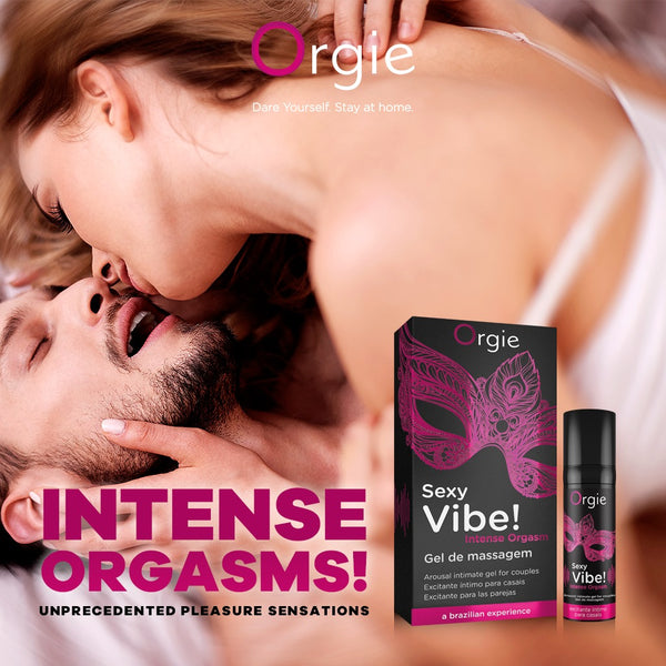 Orgie Sexy Vibe! Intense Orgasm Gel - 15ml - Extreme Toyz Singapore - https://extremetoyz.com.sg - Sex Toys and Lingerie Online Store