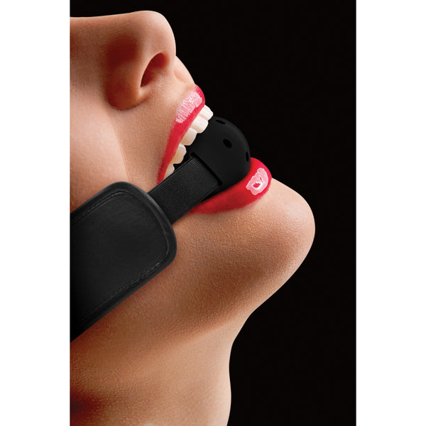 Shots America Ouch! Brace Ball Gag - Extreme Toyz Singapore - https://extremetoyz.com.sg - Sex Toys and Lingerie Online Store