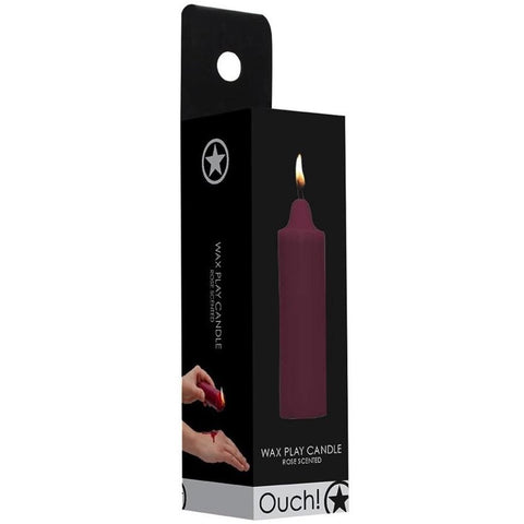 Shots America Ouch! Wax Play Candle Rose Scented - Extreme Toyz Singapore - https://extremetoyz.com.sg - Sex Toys and Lingerie Online Store