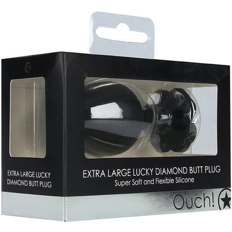 Shots America OUCH! Extra Large Lucky Diamond Butt Plug - Extreme Toyz Singapore - https://extremetoyz.com.sg - Sex Toys and Lingerie Online Store