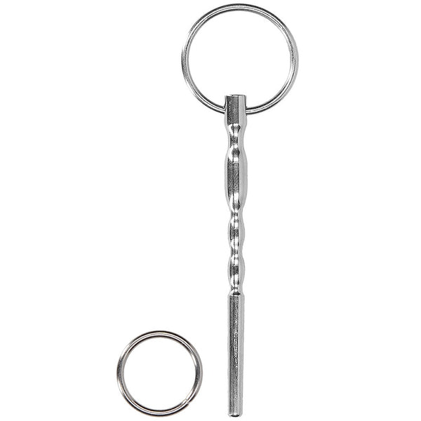 Shots America Ouch! Urethral Sounding Metal Plug with Ring - Extreme Toyz Singapore - https://extremetoyz.com.sg - Sex Toys and Lingerie Online Store