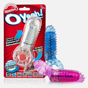 Screaming O OYeah Vibrating Cock Ring - Assorted Colours - Extreme Toyz Singapore - https://extremetoyz.com.sg - Sex Toys and Lingerie Online Store - Bondage Gear / Vibrators / Electrosex Toys / Wireless Remote Control Vibes / Sexy Lingerie and Role Play / BDSM / Dungeon Furnitures / Dildos and Strap Ons  / Anal and Prostate Massagers / Anal Douche and Cleaning Aide / Delay Sprays and Gels / Lubricants and more...