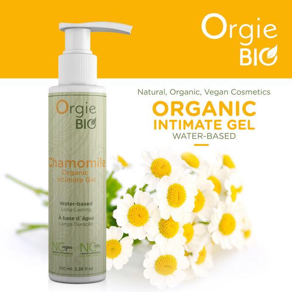 Orgie Bio Chamomile Organic Intimate Gel Water-Based Lubricant - 100ml - Extreme Toyz Singapore - https://extremetoyz.com.sg - Sex Toys and Lingerie Online Store