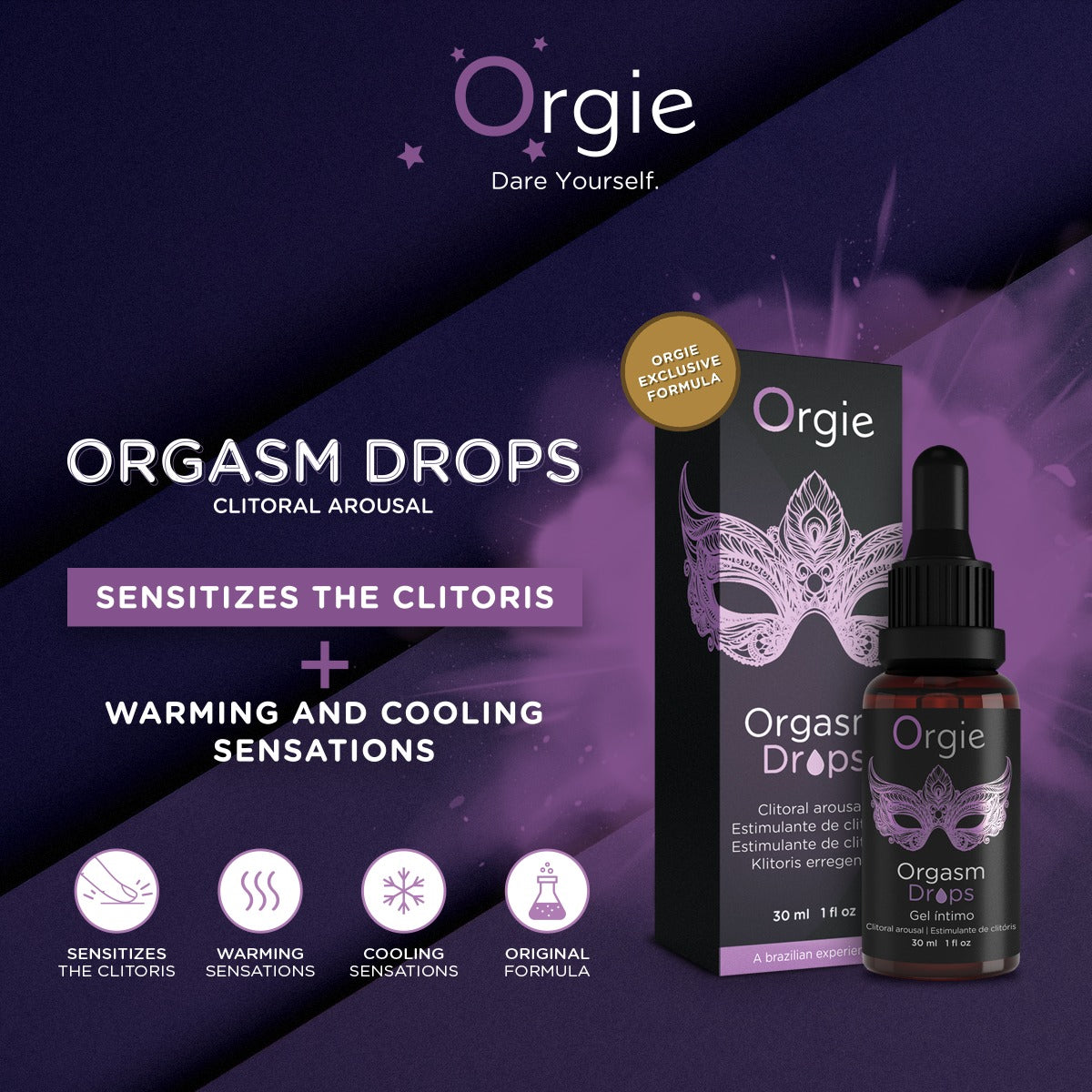 Orgasm Drops Clitoral Arousal Intimate Gel 30ml – Extreme Toyz