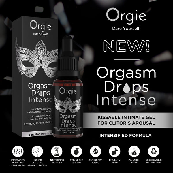 Orgie Orgasm Drops Intense Clitoral Intimate Gel 30ml -  Extreme Toyz Singapore - https://extremetoyz.com.sg - Sex Toys and Lingerie Online Store