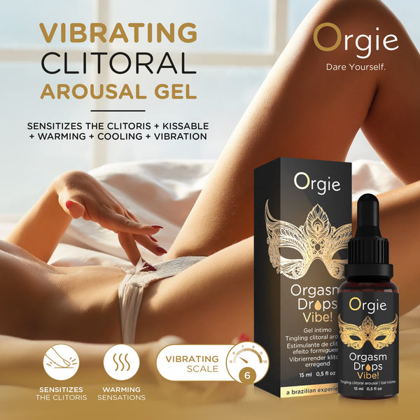 Orgie Orgasm Drops Vibe! Clitoral Intimate Gel 15ml - Extreme Toyz Singapore - https://extremetoyz.com.sg - Sex Toys and Lingerie Online Store
