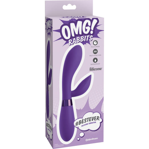 Pipedream OMG! Rabbits #Bestever Silicone Vibrator - Extreme Toyz Singapore - https://extremetoyz.com.sg - Sex Toys and Lingerie Online Store