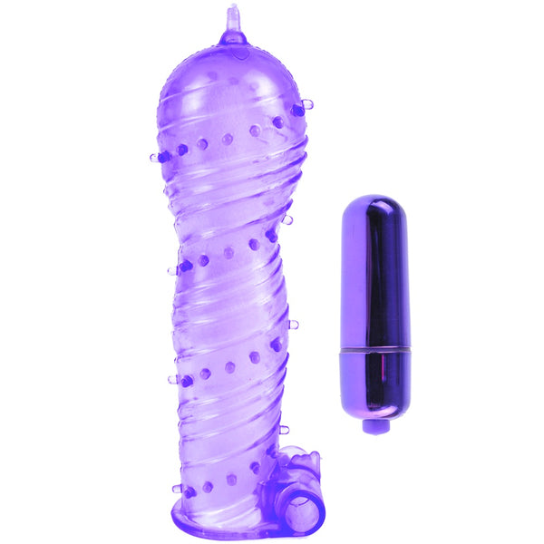 Pipedream Classix Textured Sleeve and Bullet - Extreme Toyz Singapore - https://extremetoyz.com.sg - Sex Toys and Lingerie Online Store