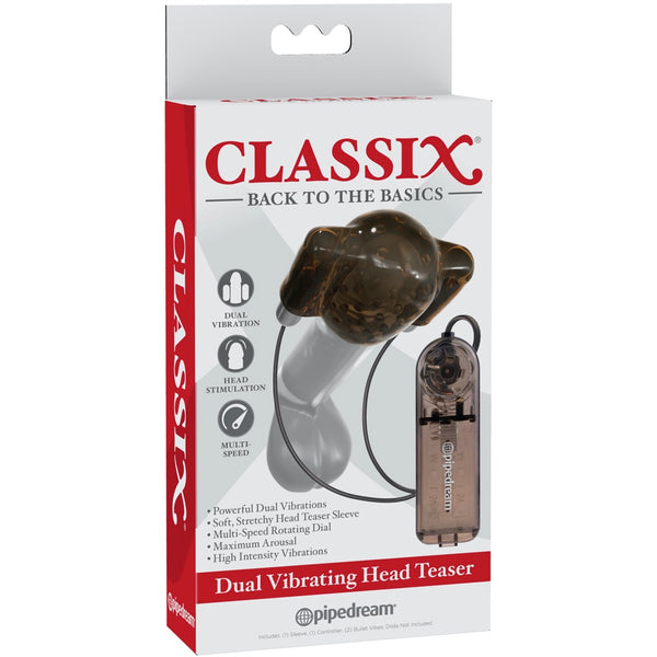 Pipedream Classix Dual Vibrating Head Teaser - Extreme Toyz Singapore - https://extremetoyz.com.sg - Sex Toys and Lingerie Online Store