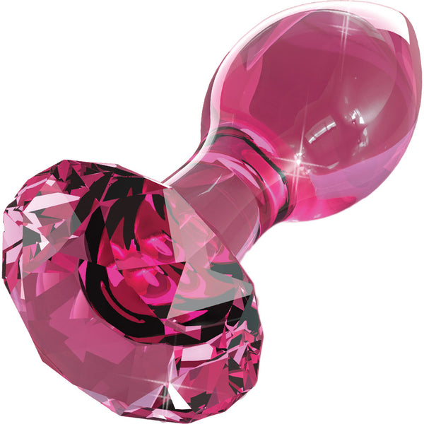 Pipedream Icicles No. 79 Pink Crystal Glass Butt Plug - Extreme Toyz Singapore - https://extremetoyz.com.sg - Sex Toys and Lingerie Online Store