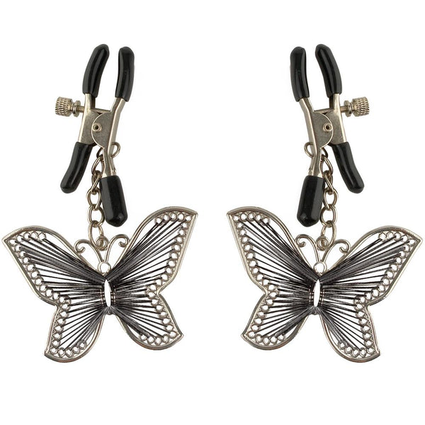 Pipedream Fetish Fantasy Series Butterfly Nipple Clamps - Extreme Toyz Singapore - https://extremetoyz.com.sg - Sex Toys and Lingerie Online Store - Bondage Gear / Vibrators / Electrosex Toys / Wireless Remote Control Vibes / Sexy Lingerie and Role Play / BDSM / Dungeon Furnitures / Dildos and Strap Ons  / Anal and Prostate Massagers / Anal Douche and Cleaning Aide / Delay Sprays and Gels / Lubricants and more...