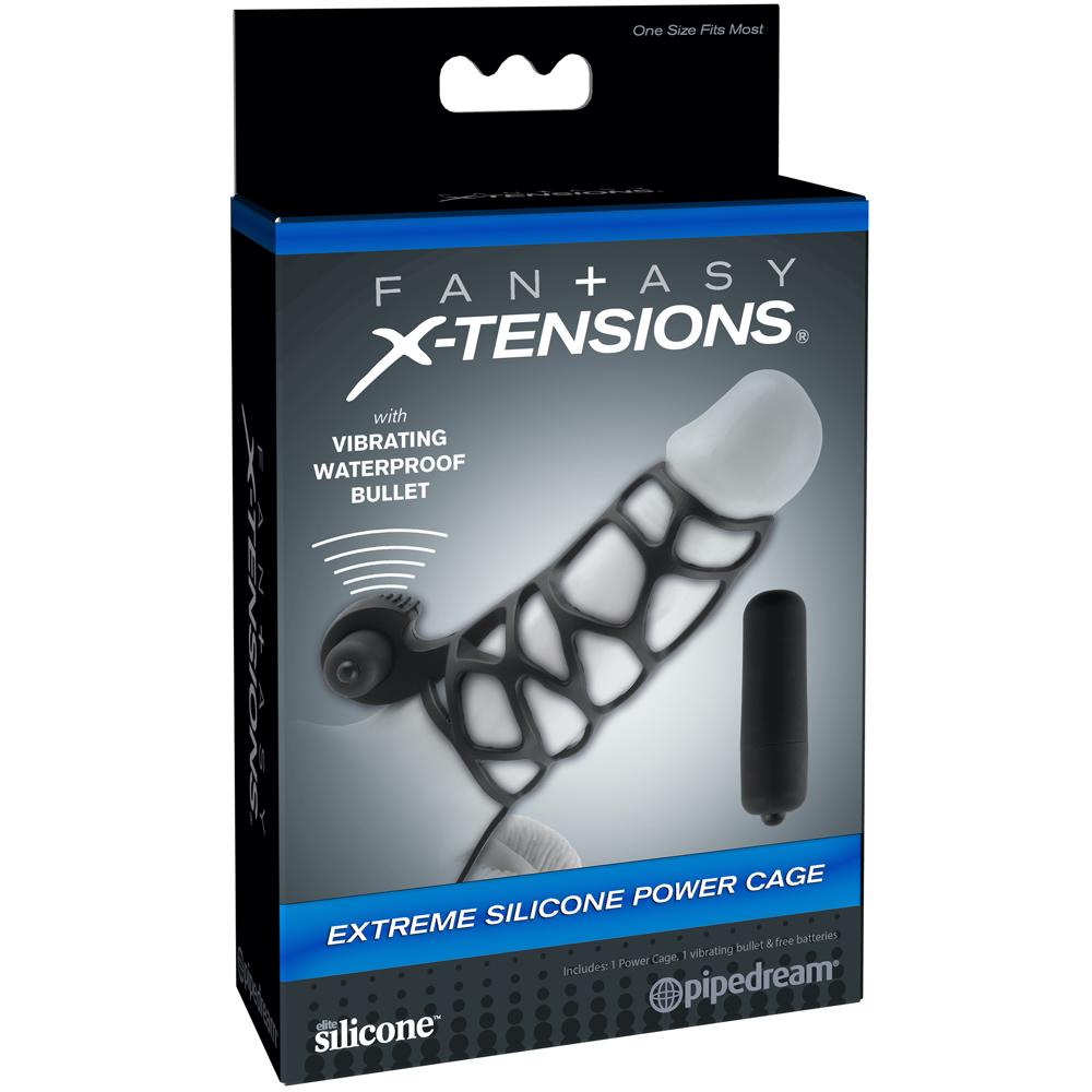 Pipedream Fantasy X-tensions Extreme Silicone Power Cage - Extreme Toyz Singapore - https://extremetoyz.com.sg - Sex Toys and Lingerie Online Store