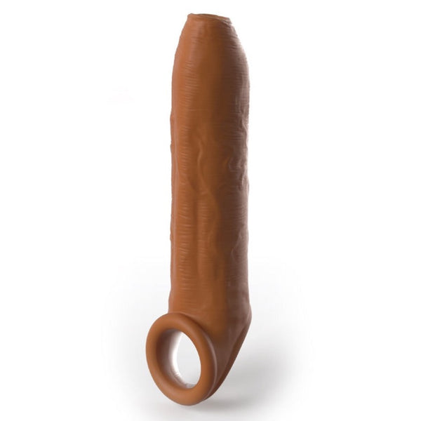 Pipedream Products Fantasy X-tensions Elite Uncut Enhancer with Strap - Tan - Extreme Toyz Singapore - https://extremetoyz.com.sg - Sex Toys and Lingerie Online Store