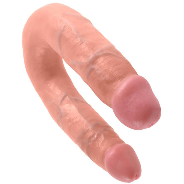 Pipedream King Cock U-Shaped Medium Double Trouble - Extreme Toyz Singapore - https://extremetoyz.com.sg - Sex Toys and Lingerie Online Store