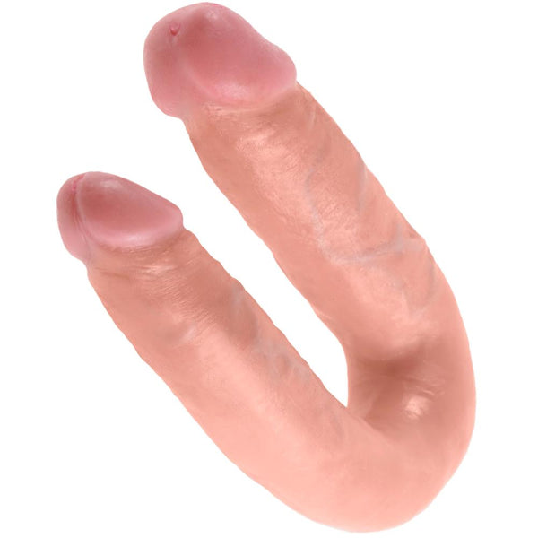 Pipedream King Cock U-Shaped Medium Double Trouble - Extreme Toyz Singapore - https://extremetoyz.com.sg - Sex Toys and Lingerie Online Store