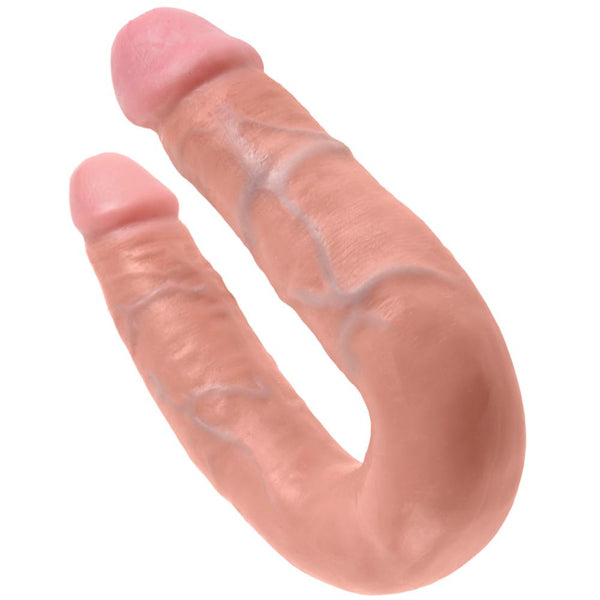 Pipedream King Cock U-Shaped Medium Double Trouble - Extreme Toyz Singapore - https://extremetoyz.com.sg - Sex Toys and Lingerie Online Store