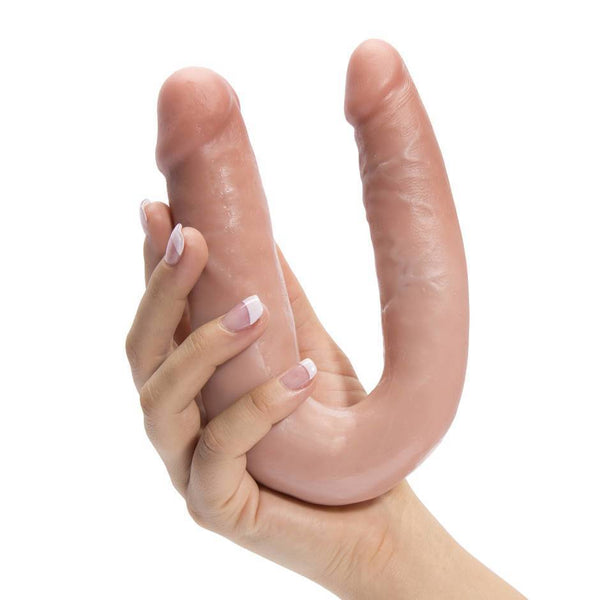 Pipedream King Cock U-Shaped Medium Double Trouble - Extreme Toyz Singapore - https://extremetoyz.com.sg - Sex Toys and Lingerie Online Store