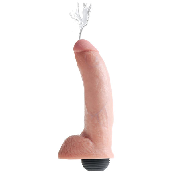 Pipedream King Cock 9" Squirting Cock w/ Balls Dildo - Extreme Toyz Singapore - https://extremetoyz.com.sg - Sex Toys and Lingerie Online Store