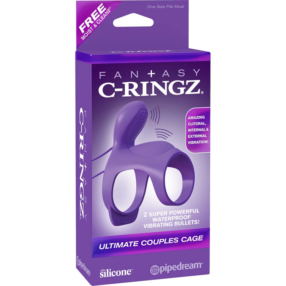 Pipedream Fantasy C-Ringz Ultimate Couples Cage - Extreme Toyz Singapore - https://extremetoyz.com.sg - Sex Toys and Lingerie Online Store - Bondage Gear / Vibrators / Electrosex Toys / Wireless Remote Control Vibes / Sexy Lingerie and Role Play / BDSM / Dungeon Furnitures / Dildos and Strap Ons  / Anal and Prostate Massagers / Anal Douche and Cleaning Aide / Delay Sprays and Gels / Lubricants and more...
