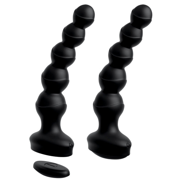 Pipedream 3Some Wall Banger Beads Rechargeable Vibrating Anal Beads - Extreme Toyz Singapore - https://extremetoyz.com.sg - Sex Toys and Lingerie Online Store