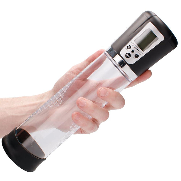 Shots America Pumped Premium Rechargeable Automatic LCD Pump - Extreme Toyz Singapore - https://extremetoyz.com.sg - Sex Toys and Lingerie Online Store