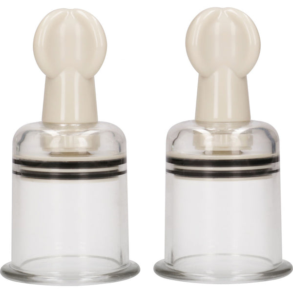 Shots America Pumped Nipple Suction Set - Large - Extreme Toyz Singapore - https://extremetoyz.com.sg - Sex Toys and Lingerie Online Store