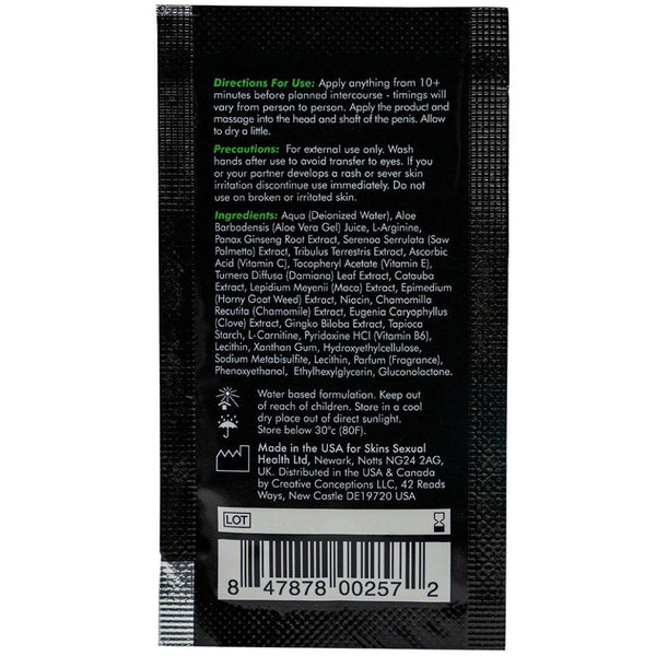 Powerect Natural Delay Gel (36 x 5ml) - Extreme Toyz Singapore - https://extremetoyz.com.sg - Sex Toys and Lingerie Online Store