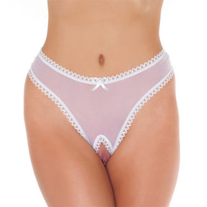 Amorable by Rimba Open Crotch G-String (O/S) - Extreme Toyz Singapore - https://extremetoyz.com.sg - Sex Toys and Lingerie Online Store