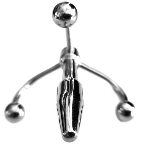 ROUGE Crown Stainless Steel Penis Plug - Extreme Toyz Singapore - https://extremetoyz.com.sg - Sex Toys and Lingerie Online Store
