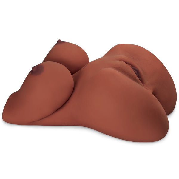 Pipedream Products PDX Plus EZ Bang Torso (Brown) - Extreme Toyz Singapore - https://extremetoyz.com.sg - Sex Toys and Lingerie Online Store