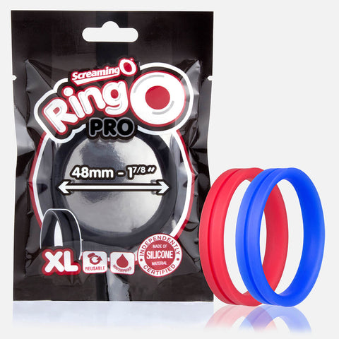 Screaming O RingO Pro Silicone Cock Ring - XL (3 Colours Available) - Extreme Toyz Singapore - https://extremetoyz.com.sg - Sex Toys and Lingerie Online Store - Bondage Gear / Vibrators / Electrosex Toys / Wireless Remote Control Vibes / Sexy Lingerie and Role Play / BDSM / Dungeon Furnitures / Dildos and Strap Ons  / Anal and Prostate Massagers / Anal Douche and Cleaning Aide / Delay Sprays and Gels / Lubricants and more...