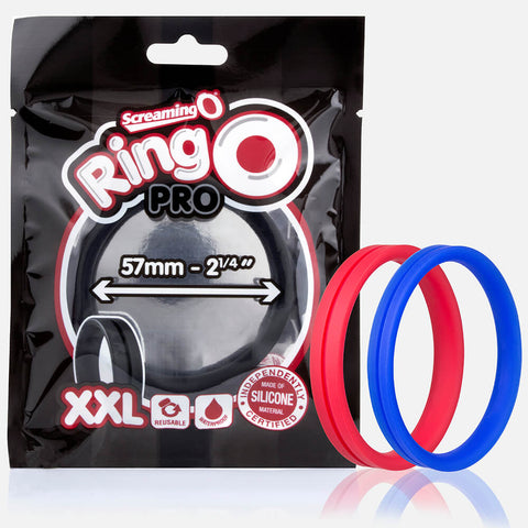 Screaming O RingO Pro Silicone Cock Ring - XXL (3 Colours Available) - Extreme Toyz Singapore - https://extremetoyz.com.sg - Sex Toys and Lingerie Online Store - Bondage Gear / Vibrators / Electrosex Toys / Wireless Remote Control Vibes / Sexy Lingerie and Role Play / BDSM / Dungeon Furnitures / Dildos and Strap Ons  / Anal and Prostate Massagers / Anal Douche and Cleaning Aide / Delay Sprays and Gels / Lubricants and more...