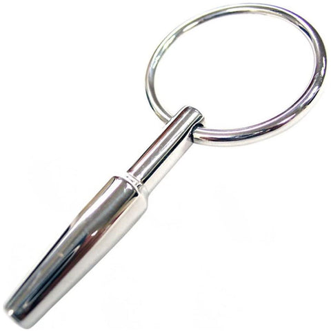 ROUGE Stainless Steel Plain Urethral Plug with Ring - Extreme Toyz Singapore - https://extremetoyz.com.sg - Sex Toys and Lingerie Online Store