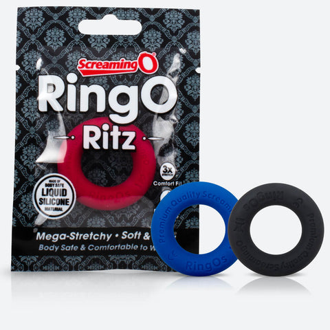 Screaming O RingO Ritz Liquid Silicone Cock Ring (3 Colours Available) - Extreme Toyz Singapore - https://extremetoyz.com.sg - Sex Toys and Lingerie Online Store - Bondage Gear / Vibrators / Electrosex Toys / Wireless Remote Control Vibes / Sexy Lingerie and Role Play / BDSM / Dungeon Furnitures / Dildos and Strap Ons  / Anal and Prostate Massagers / Anal Douche and Cleaning Aide / Delay Sprays and Gels / Lubricants and more...