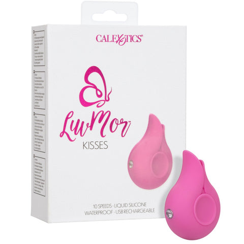 CalExotics LuvMor Kisses Rechargeable Flickering Clitoral Stimulator - Extreme Toyz Singapore - https://extremetoyz.com.sg - Sex Toys and Lingerie Online Store
