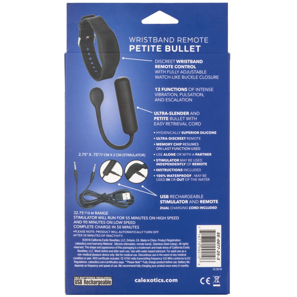  CalExotics Wristband Remote Petite Bullet - Extreme Toyz Singapore - https://extremetoyz.com.sg - Sex Toys and Lingerie Online Store - Bondage Gear / Vibrators / Electrosex Toys / Wireless Remote Control Vibes / Sexy Lingerie and Role Play / BDSM / Dungeon Furnitures / Dildos and Strap Ons  / Anal and Prostate Massagers / Anal Douche and Cleaning Aide / Delay Sprays and Gels / Lubricants and more...
