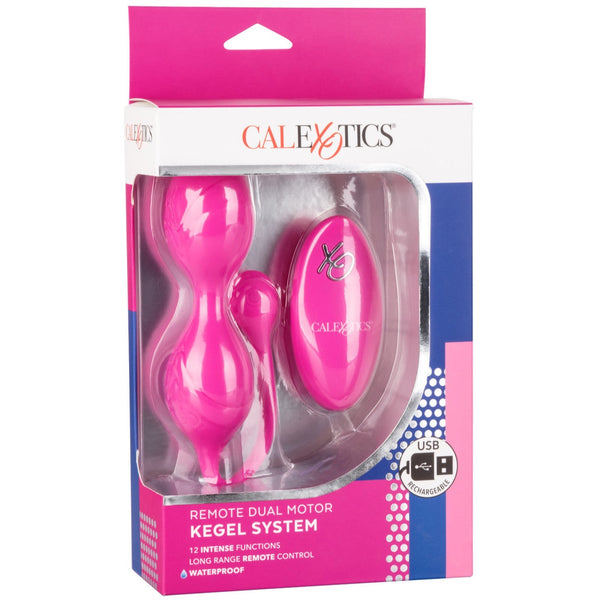 CalExotics Remote Dual Motor Kegel System - Extreme Toyz Singapore - https://extremetoyz.com.sg - Sex Toys and Lingerie Online Store - Bondage Gear / Vibrators / Electrosex Toys / Wireless Remote Control Vibes / Sexy Lingerie and Role Play / BDSM / Dungeon Furnitures / Dildos and Strap Ons  / Anal and Prostate Massagers / Anal Douche and Cleaning Aide / Delay Sprays and Gels / Lubricants and more...